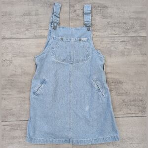 Squeeze Jeans Juniors Denim Overall Skirt Size Large Y2K Vintage